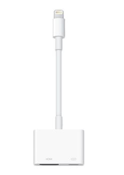 APPLE Lightning Digital AV Adapter - Lightning-kabel - Lightning hane till HDMI, Lightning hona - för iPad/ iPhone/ iPod (Lightning) (MD826ZM/A)