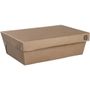 Natural Ware Take away boks, Natural Ware NeverLeak, 17x11,5x5,3cm, brun, kraft, 1-rums, 800 ml