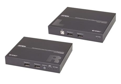 ATEN N CE 924 - Remote and local unit - KVM / audio / serial / USB extender - USB, RS-232, DisplayPort,  HDBaseT 2.0 - USB - up to 150 m - for VanCryst VM1600A, VM3200 (CE924)