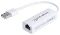 MANHATTAN USB Adapter Manhattan USB 2.0 -> RJ45 Fast Ethernet    weiß
