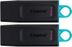KINGSTON 64GB DT EXODIA USB3.2 GEN 1 (BLACK + TEAL) 2 PIECES EXT
