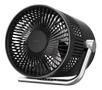 Nordic Home Culture USB Fan, Rechargable battery 2000 mAh,3 Speeds, black