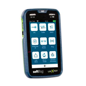 SOFTING (Psiber) LinkXpert M3, Kupferkabel,  Glasfaserkabel und WLAN Netzwerktester (LINKXPERTM3,226104)