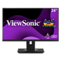 VIEWSONIC VG2448a-2 - LED monitor - 24" (23.8" viewable) - 1920 x 1080 Full HD (1080p) @ 60 Hz - IPS - 250 cd/m² - 1000:1 - 5 ms - HDMI, VGA, DisplayPort - speakers