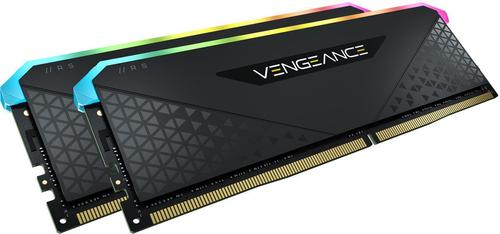 CORSAIR 16GB (2 x 8 GB) DDR4 3600MHz CL18 Vengeance RGB RS Svart (CMG16GX4M2D3600C18)