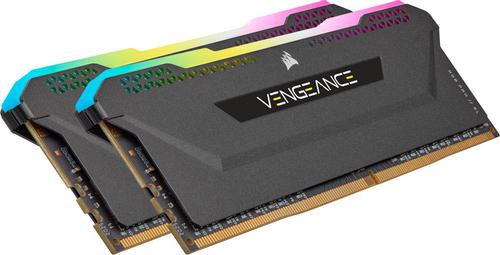 CORSAIR Vengeance RGB PRO SL 16GB DDR4 3200MHz, 2x8GB, 1.35V, Black (CMH16GX4M2Z3200C16)