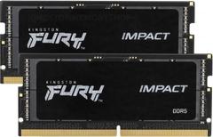 KINGSTON FURY Impact - DDR5 - kit - 32 GB: 2 x 16 GB - SO-DIMM 262-pin - 4800 MHz / PC5-38400 - CL38 - 1.1 V - unbuffered - on-die ECC