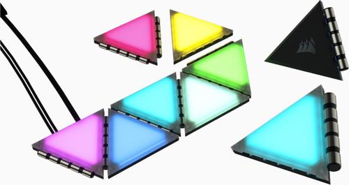 CORSAIR iCUE LC100 Smart Case Lighting Triangles,  Expansion Kit (CL-9011115-WW)