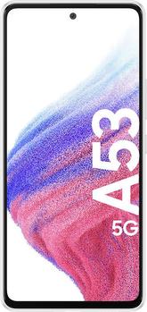 SAMSUNG Galaxy A53 5G SMA536B 6.5 Inch Hybrid Dual SIM Android 12 USB C 6GB RAM 128GB Storage 5000 mAh White Mobile Phone (SM-A536BZWNEUB)