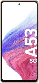 SAMSUNG Galaxy A53 5G SMA536B 6.5 Inch Hybrid Dual SIM Android 12 USB C 6GB RAM 128GB Storage 5000 mAh Awesome Peach Mobile Phone (SM-A536BZONEUB)