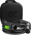 Green Cell Laddkabel Elbil EV19 Typ1 7m 3.6kW 16A 1-FAS Svart IP55