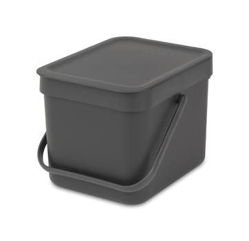 BRABANTIA Sort & Go affaldsspand 6L grå (109720)