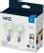 WiZ Standard E27 lyspære 2-pakning 8W plug-and-play, Smart dimming WiFi/ Bluetooth, WiZ-app, E27, 8W