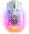 STEELSERIES Aerox 3 Ghost Trådlös Gamingmus (vit) Bluetooth, 18000 CPI, WiFi, optisk sensor, AquaShield, RGB, 200t batteritid