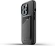 MUJJO iPhone 13 Pro Leather Wallet Case Black