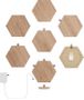 NANOLEAF Elements Wood Look Hexagons Starter Kit 7 Panels