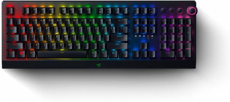 RAZER BlackWidow V3 Pro Trådlös Gamingtangentbord (svart) Trådlösa, Razer-mekaniska Yellow Switches, RGB, Doubleshot ABS-knappar (RZ03-03531800-R3N1)