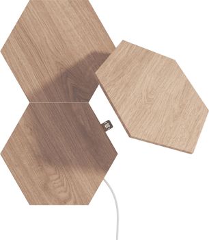 NANOLEAF Elements Wood Look Hexagons Expansion Pack 3 Panels (NL52-E-0001HB-3PK)