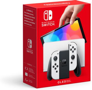 NINTENDO Switch OLED -pelikonsoli,  valkoinen (210301)