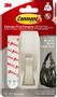 3M Command Medium Modern Reflections Brushed Nickel Metal Hook