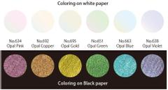 ZIG GANSAI TAMBI Opal Colors 6 colors set