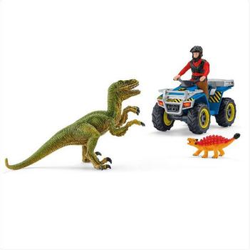 Schleich Dinosaurs         41466 Quad Escape from Velociraptor (41466)