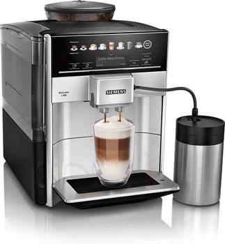SIEMENS TE653M11RW EQ6 plus Espressomaskin (svart) Touch display, isolerad mjölkbehållare, 11 drycker, oneTouch funktion ink cappucino (TE653M11RW)