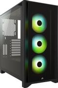 CORSAIR iCUE 4000X RGB - Black Tempered Glass, Mid-Tower