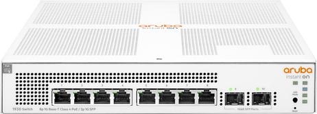 Hewlett Packard Enterprise HPE Aruba Instant On 1930 8G Class4 PoE 2SFP 124W Switch - switch - 10 porter - Styrt - rackmonterbar (JL681A#ABB)