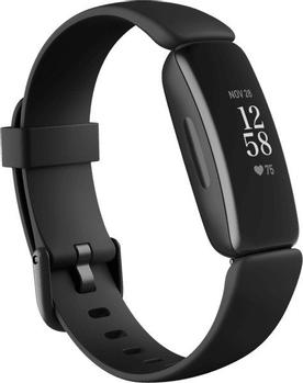 FITBIT Inspire 2 (svart) Pulsklocka,  1,4" OLED skärm, Bluetooth,  GPS via smartphone,  vattentät 5ATM (FB418BKBK)