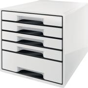 LEITZ Desk Cube  5-skuffer hvid