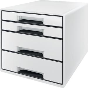 LEITZ Desk Cube  4-skuffer hvid (52521001)