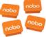 NOBO Orange Whiteboard Magneter 4-pakk 18 x 22 mm. For bruk på magnetiske whiteboardtavler. Pakke med 4 stk.