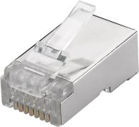 GOOBAY RJ45 plug, CAT 6 STP shielded - for round cable