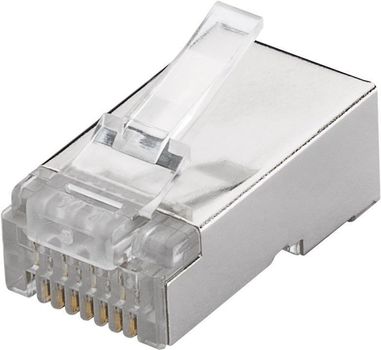 GOOBAY RJ45 plug, CAT 6 STP shielded - for round cable (93829)