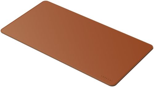 SATECHI Eco-Leather Skrivebordsmatte (brun) Eco-Leather,  glatt og jevn overflate,  vanntett (ST-LDMN)