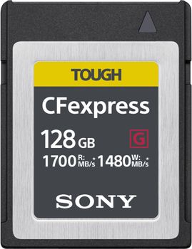 SONY CEB-G series CFExpress 128GB R1700/ W1480mb/ s (CEBG128.SYM)