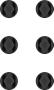 Goobay 70362, Kabelholder, Bord/Væg, Sort