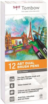 TOMBOW ABT Dual Brush 12P-3 gray colours (ABT-12C-3)