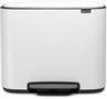 BRABANTIA BO pedalspand White 11+23 ltr