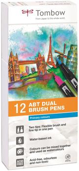 TOMBOW ABT Dual Brush 12/W basic  12C-1 (ABT-12C-1)