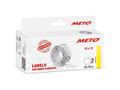 METO permanente prisetiketter 12x22mm hvid 6rl