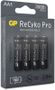 GP ReCyko Pro Rechargeable Battery, Size AA, 2000 mAh, 4-pack