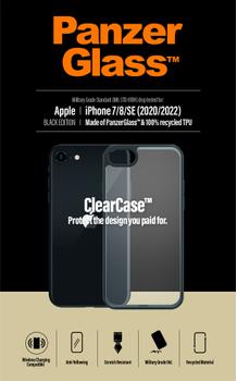 PanzerGlass Apple iPhone SE / 8 / 7 ClearCase - Black (PANZER0227)