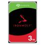 SEAGATE IronWolf ST3000VN006 - Hårddisk - 3 TB - inbyggd - SATA 6Gb/s - 5400 rpm - buffert: 256 MB - med 3 års Rescue Data Recovery (ST3000VN006)