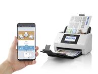 Epson WorkForce DS-790WN - dokumentskanner - stasjonær - USB 3.0, Gigabit LAN, Wi-Fi(n), USB 2.0 (Host) (B11B265401)