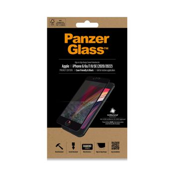 PanzerGlass Apple iPhone 4.7in 2020 Case Friendly Privacy Black (P2679)