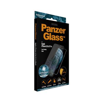 PanzerGlass iPhone X/Xs/XI, Black (Case Friendly) (2664)