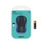 LOGITECH M 185 Cordless Notebook Mouse USB black / blue (910-002239)