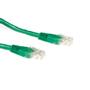 ACT Green 0.5 meter U/UTP CAT6A patch cable with RJ45 connectors